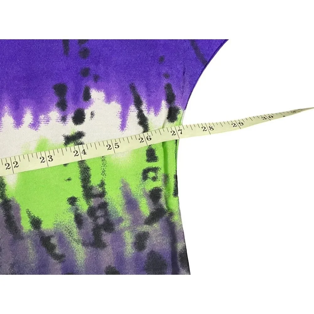 Magic Avenue Womens Plus Size Tie-Dye Loose Fit Blouse Plus Size 1X - Picture 13 of 15